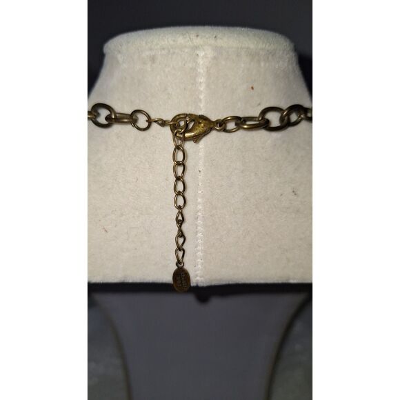 A Pink Panache Women's Layered Necklace Steampunk Fairy Grunge Rhinestone Cross - Picture 5 of 9